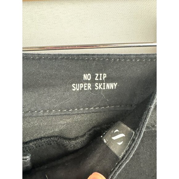 SDL360 By Sold Design Lab No Zip Super Skinny Black Pants S - Picture 4 of 7